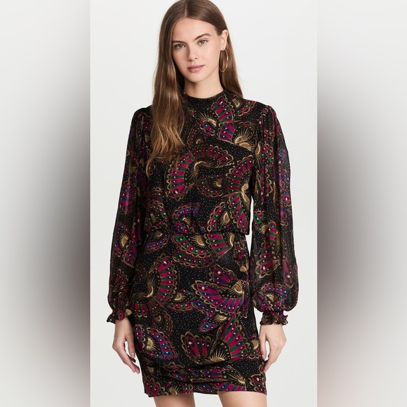 FARM Rio Butterfly Sky Mini Dress Medium - Picture 1 of 15